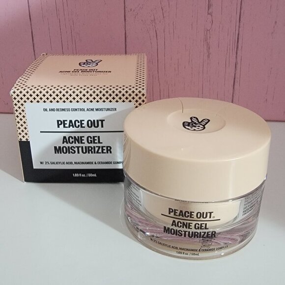 Peace Out 2% Salicylic Acid Acne Gel Moisturizer 1.7 oz / 50 ml - Picture 3 of 12